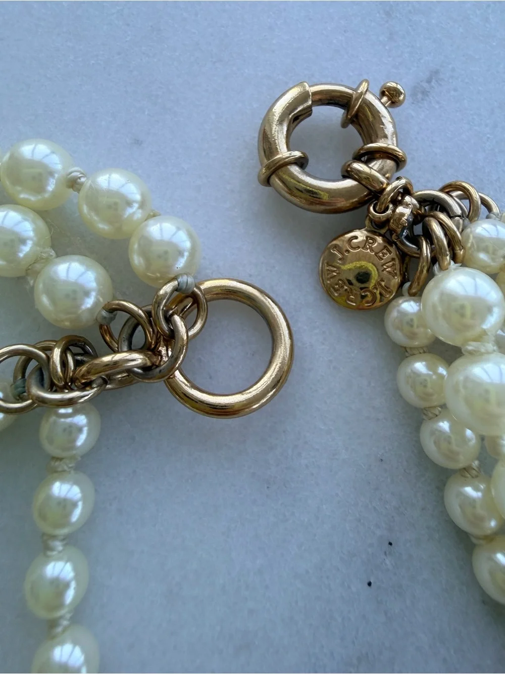 J. Crew Multi-Strand Pearl Necklace